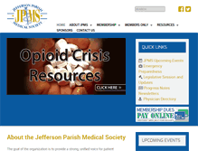 Tablet Screenshot of jpms.org